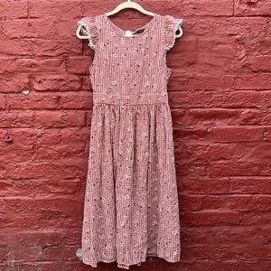 COPY - Shein gingham floral print dress